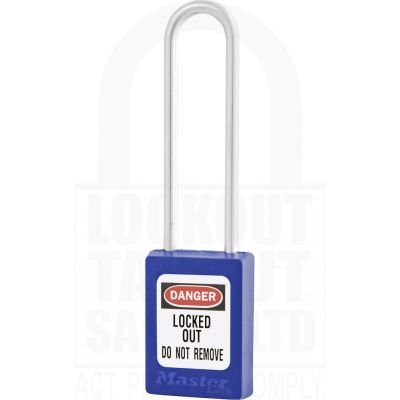 Master Lock S31LT Safety Padlock Blue Long Shackle